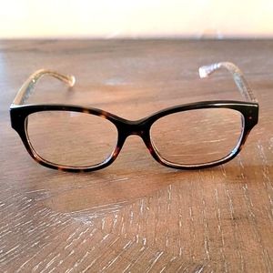 Coach "Tia" HC6049 5152 Dark Tortoise/Crystal Brn Eyeglass Frames Only 54-16-135
